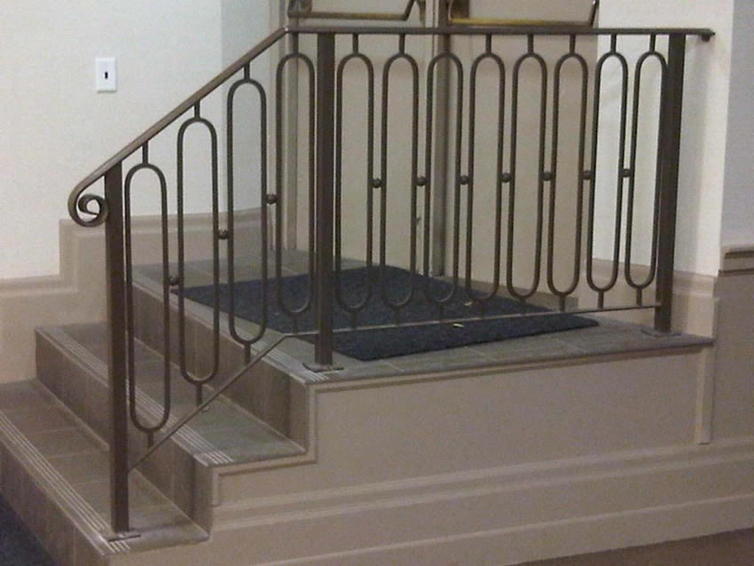 Wrought Iron Stair Railings Interior Cactus Fence A