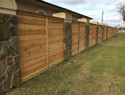 Horizontal Fence After