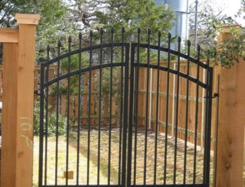 C-Arched Double Walk Gate